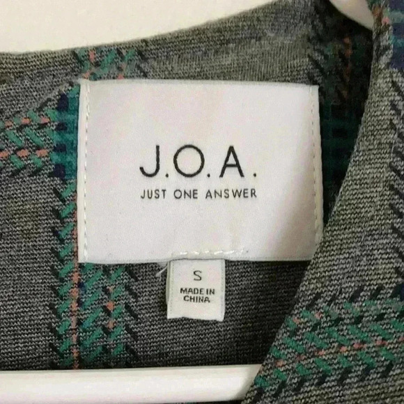 J.O.A. Roseanna Plaid Mini Dress NWT - Picture 7 of 7